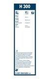 A BOSCH AEROTWIN hátsó ablaktörlők PEUGEOT 107 2005-&gt;2014