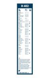 A BOSCH AEROTWIN hátsó ablaktörlők OPEL ZAFIRA A 1999-&gt;2005