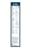 A BOSCH AEROTWIN hátsó ablaktörlők HYUNDAI GETZ 2002-&gt;2010