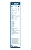 A BOSCH AEROTWIN hátsó ablaktörlők SKODA OCTAVIA III Avant 2012-&gt;2020