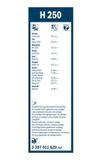 A BOSCH AEROTWIN hátsó ablaktörlők HONDA HR-V 2015-&gt;
