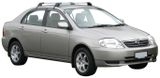 Tetősínek YAKIMA Toyota Corolla ,2002 - 2007 ,4dr Sedan