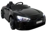 Elektromos gyerekautó AUDI E-tron GT fekete