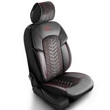 Autó üléshuzatok Kia Sportage (IV) 2016-2020 DUBAI_Piros 2+3