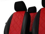 Autó üléshuzatok Seat Ibiza (III) 2002-2008 Forced K-1 - Piros 2+3