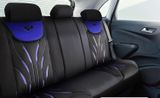 Autó üléshuzatok Nissan Micra (IV) 2010-2016 PARS_Kék  2+3