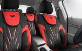 Autó üléshuzatok Fiat 500X 2014-up PARS_Piros  2+3