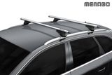 Tetőcsomagtartó MENABO TIGER 120cm SILVER VOLKSWAGEN Tiguan II (AD1) Allspace 5-doors 2016-&gt;