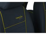 Autó üléshuzatok Kia Picanto (II) 2011-2017 TREND LINE - sárga 1+1, elülső