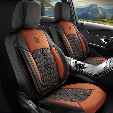 Autó üléshuzatok BMW X3 G01 2017-up VENEDIK_Barna 2+3