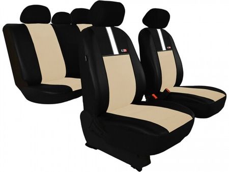 Autó üléshuzatok Citroen Nemo 2007-up GT8 - Bézs 2+3