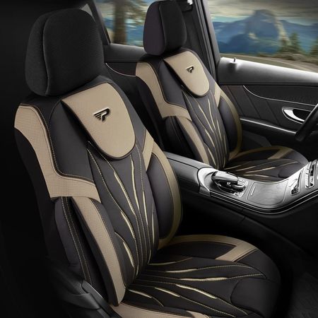 Autó üléshuzatok Dacia Duster (II) 2017-up PARS_Bézs  2+3