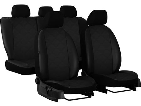 Autó üléshuzatok Dacia Sandero (II) 2012-2020 Forced K-2 - fekete 2+3