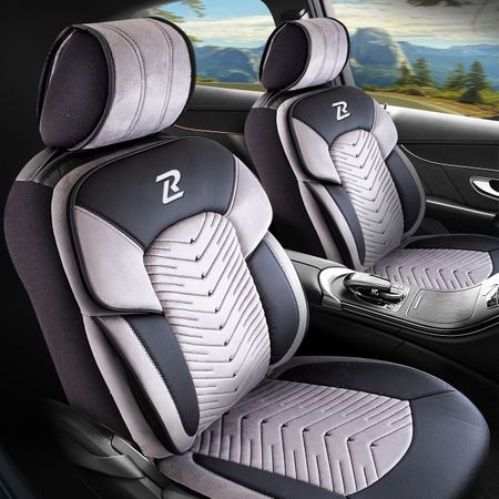 Autó üléshuzatok Dacia Sandero (III) 2021-up DUBAI_SZÜRKE 2+3