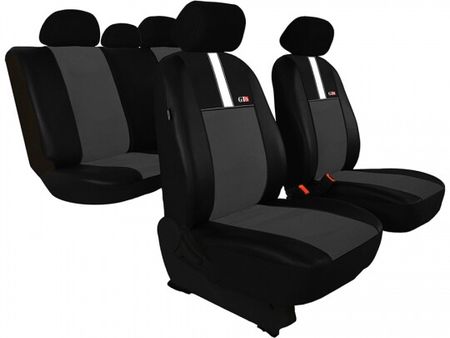 Autó üléshuzatok Fiat Albea (I) 2002-2012 GT8 - sötét szürke 2+3