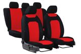 Autó üléshuzatok Fiat Punto (2012) 2012-2018 CARO piros 2+3