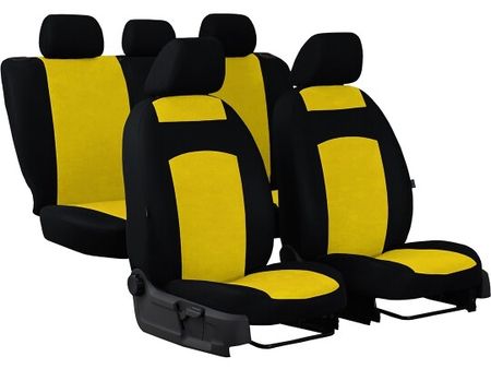 Autó üléshuzatok Honda Jazz (III) 2013-2020 Classic Plus - sárga 2+3