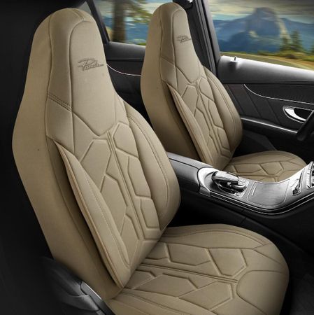 Autó üléshuzatok Hyundai Elantra (V) 2010-2015 LAZUR_Bézs 1+1, elülső