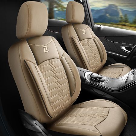 Autó üléshuzatok Hyundai Elantra (VI) 2016-2020 VENEDIK_Bézs 2+3