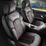 Autó üléshuzatok Hyundai i20 (II) 2014-2020 DUBAI_Piros 2+3