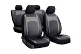 Autó üléshuzatok Kia Niro 2016-> Design Leather Szürke 2+3