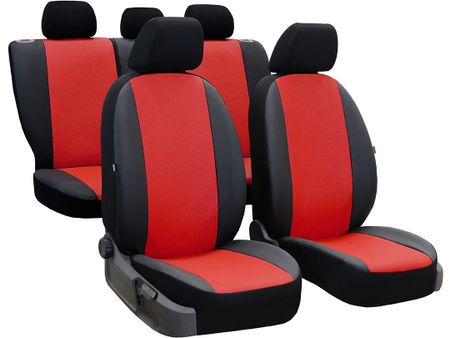 Autó üléshuzatok Kia Picanto (I) 2004-2011 Perline - Piros 2+3