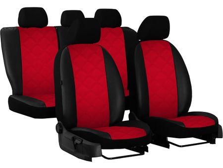 Autó üléshuzatok Kia Picanto (II) 2011-2017 Forced K-1 - Piros 2+3
