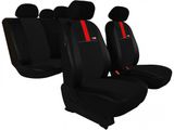 Autó üléshuzatok Kia Picanto (II) 2011-2017 GT8 - Fekete-piros 2+3