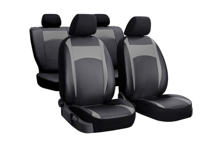 Autó üléshuzatok Kia Rio (III) 2011-2016 Design Leather Szürke 2+3