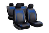 Autó üléshuzatok Nissan Note (II) 2013-2016 Design Leather kék 2+3