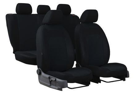 Autó üléshuzatok Peugeot 3008 (II) 2016-> CARO Fekete 2+3