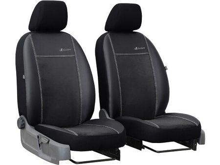 Autó üléshuzatok Seat Cordoba (II) 2002-2010 Exclusive Alcantara - Fekete 1+1, elülső