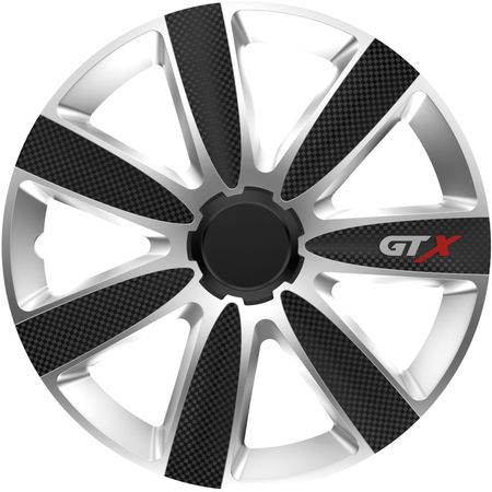 Dísztárcsák Audi GTX carbon black / silver 14"