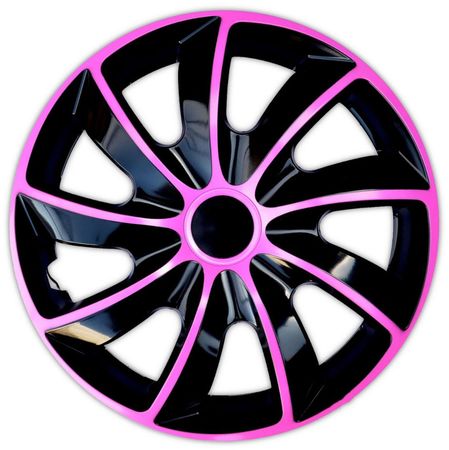 Dísztárcsák Citroen Quad 15" Pink & Black 4db