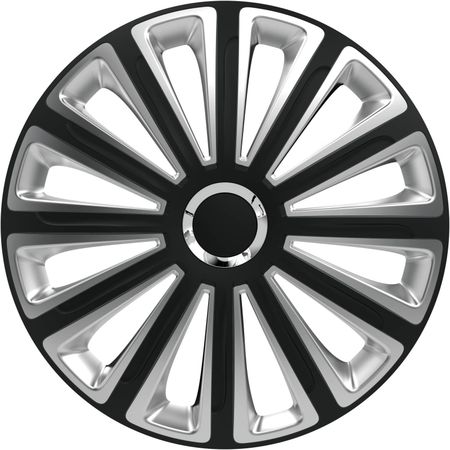 Dísztárcsák Citroen Trend RC 14 " Black & Silver 4pc