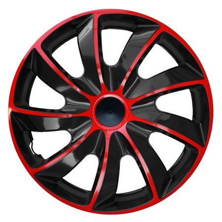 Dísztárcsák Mitsubishi Quad 14" Red & Black 4db