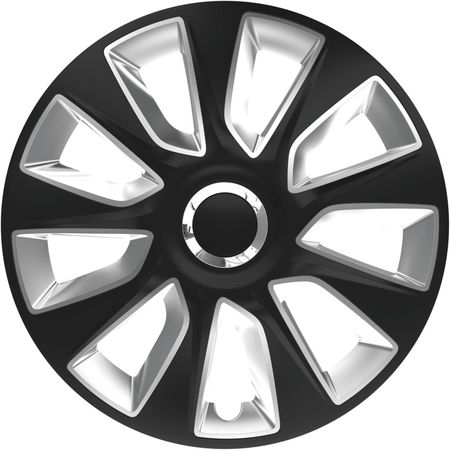 Dísztárcsák Renault Stratos RC 16" Black & Silver  4db