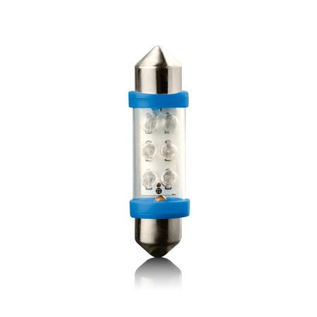 Izzó LED SV8,5 BLUE 12V 36mm VECTA