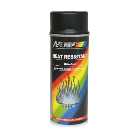 Tűzálló spray fekete 800 ° C 400ml Motip